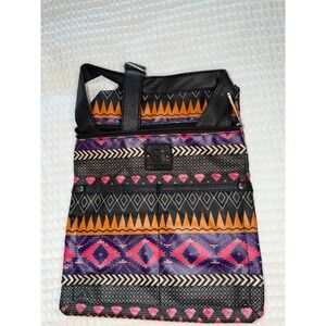 Stone Mountain Crossbody Bag Womens Medium Multi Color Tribal Geometric Print